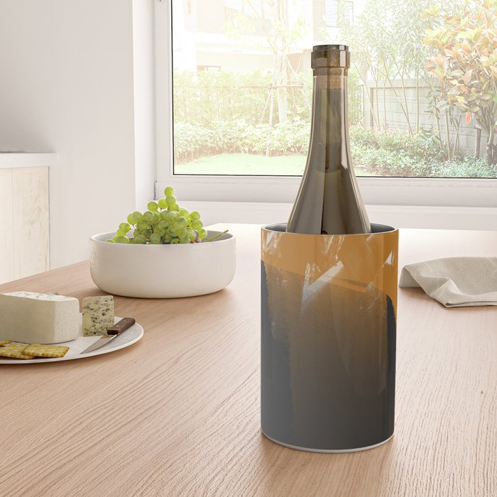 Black And Ochre Wine Chiller Gallery Image 4