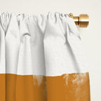 Black And Ochre Window Curtain Gallery Image 2