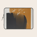 Black And Ochre Laptop Sleeve Gallery Image 1
