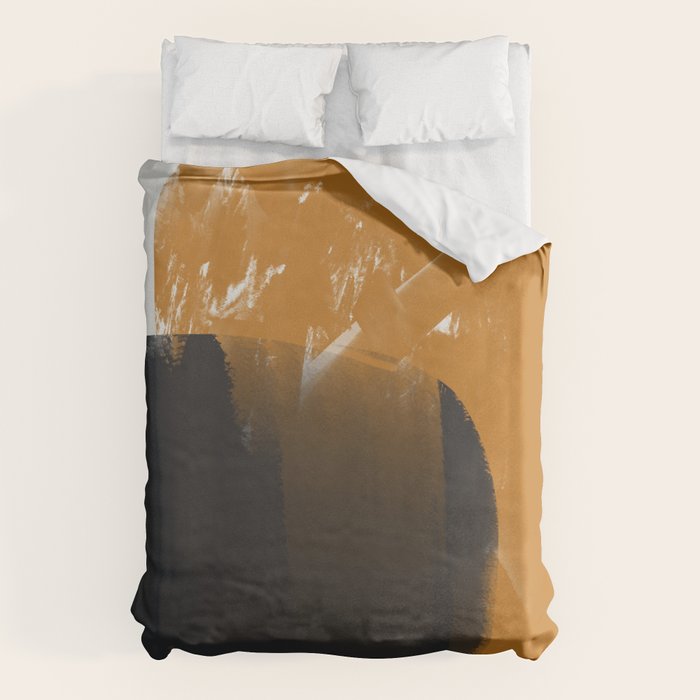 Black And Ochre Duvet Cover Gallery Image 6