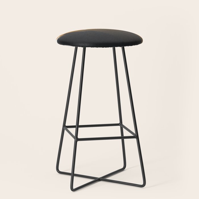 Black And Ochre Stool Gallery Image 1