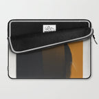 Black And Ochre Laptop Sleeve Gallery Image 2
