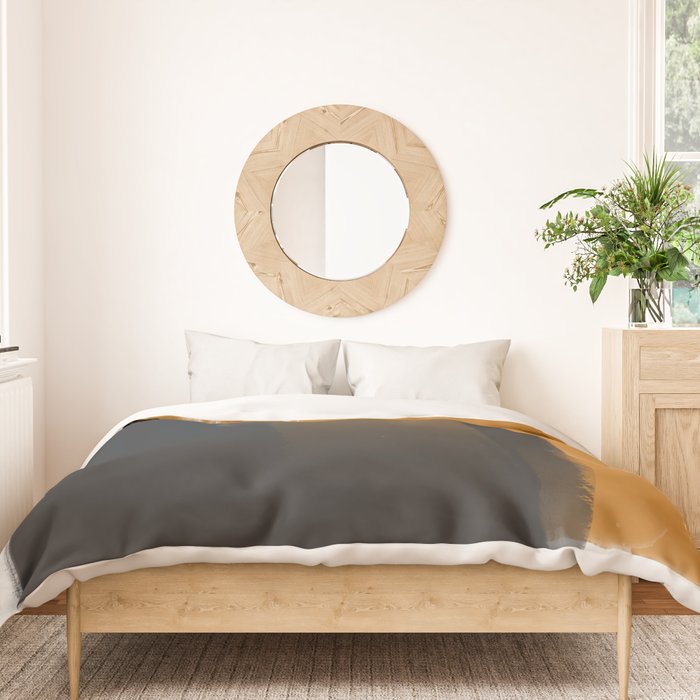 Black And Ochre Duvet Cover Gallery Image 3