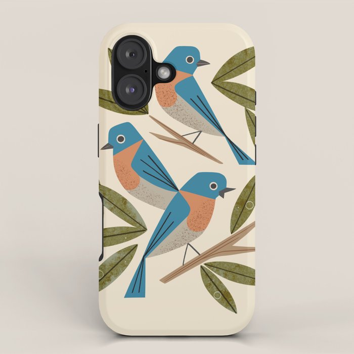 Bluebirds iPhone Case Gallery Image 1