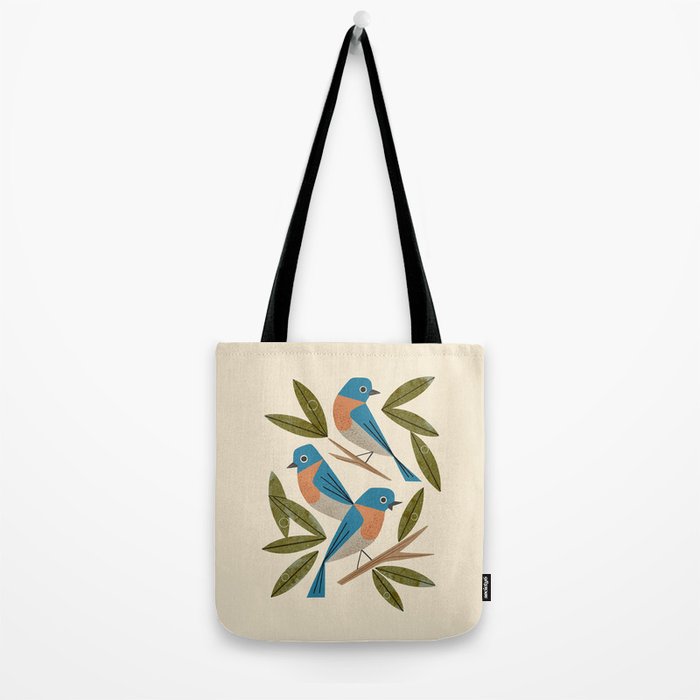 Bluebirds Tote Bag Gallery Image 2