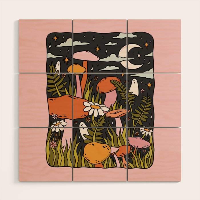 Ghosts in the Forest Wood Wall Art Gallery Image 1