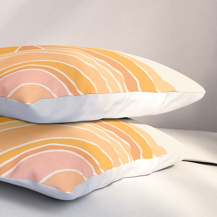 Adventure On The Horizon Abstract Landscape Pillow Sham Gallery Image 3
