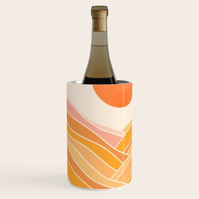 Adventure On The Horizon Abstract Landscape Wine Chiller Gallery Image 1