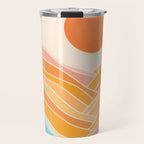 Adventure On The Horizon Abstract Landscape Travel Mug Gallery Image 1
