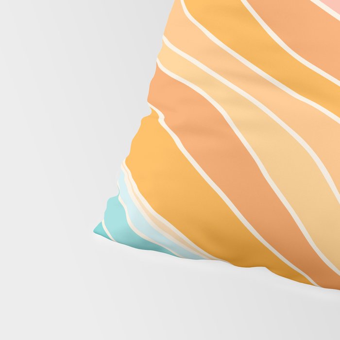 Adventure On The Horizon Abstract Landscape Pillow Sham Gallery Image 4
