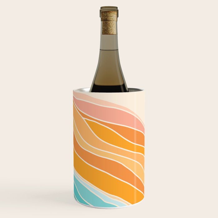 Adventure On The Horizon Abstract Landscape Wine Chiller Gallery Image 2