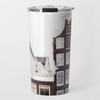 Crooked Amsterdam Houses | Architecture Art Print | Travel Photography Travel Mug Gallery Image 1
