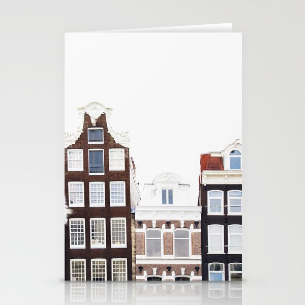 Crooked Amsterdam Houses | Architecture Art Print | Travel Photography Stationery Card Gallery Image 2