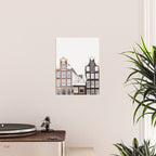 Crooked Amsterdam Houses | Architecture Art Print | Travel Photography Poster Gallery Image 2
