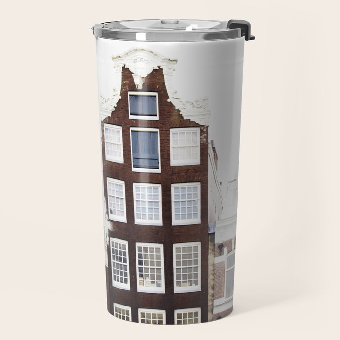 Crooked Amsterdam Houses | Architecture Art Print | Travel Photography Travel Mug Gallery Image 2
