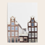 Crooked Amsterdam Houses | Architecture Art Print | Travel Photography Poster Gallery Image 4