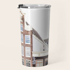Crooked Amsterdam Houses | Architecture Art Print | Travel Photography Travel Mug Gallery Image 3