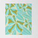 Aloha Blues Throw Blanket Gallery Image 2