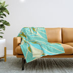 Aloha Blues Throw Blanket Gallery Image 1