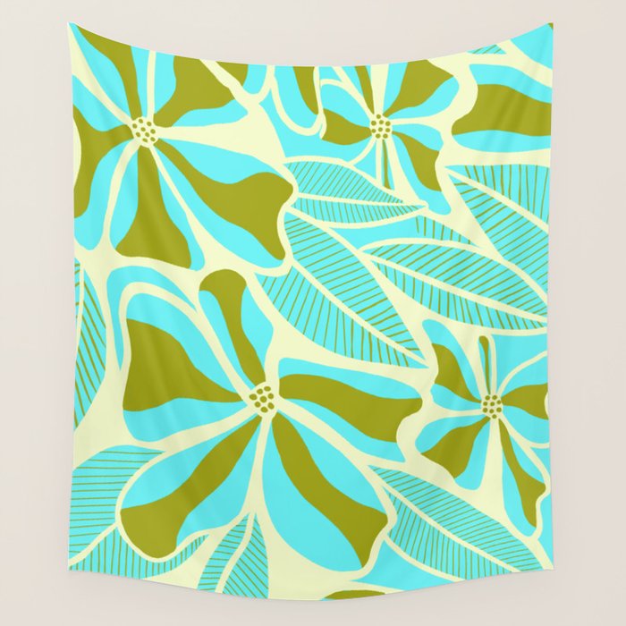 Aloha Blues Wall Tapestry Gallery Image 4