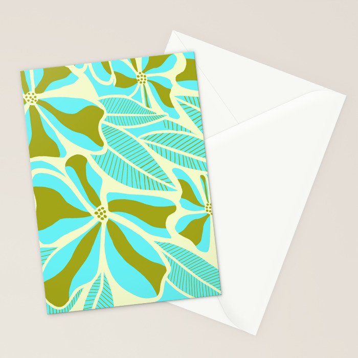 Aloha Blues Stationery Card Gallery Image 2