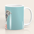Portrait of a greyhound dog II Coffee Mug Gallery Image 1