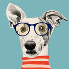 Portrait of a greyhound dog II Coffee Mug Gallery Image 2