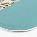 Portrait of a greyhound dog II Bath Mat Gallery Image 3