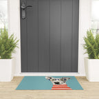 Portrait of a greyhound dog II Welcome Mat Gallery Image 3
