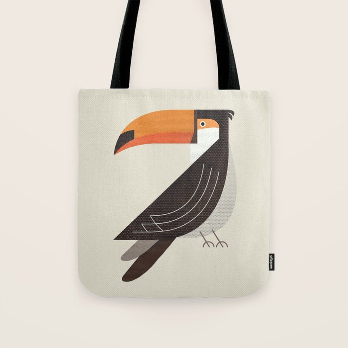 Whimsy Toucan Tote Bag Gallery Image 1