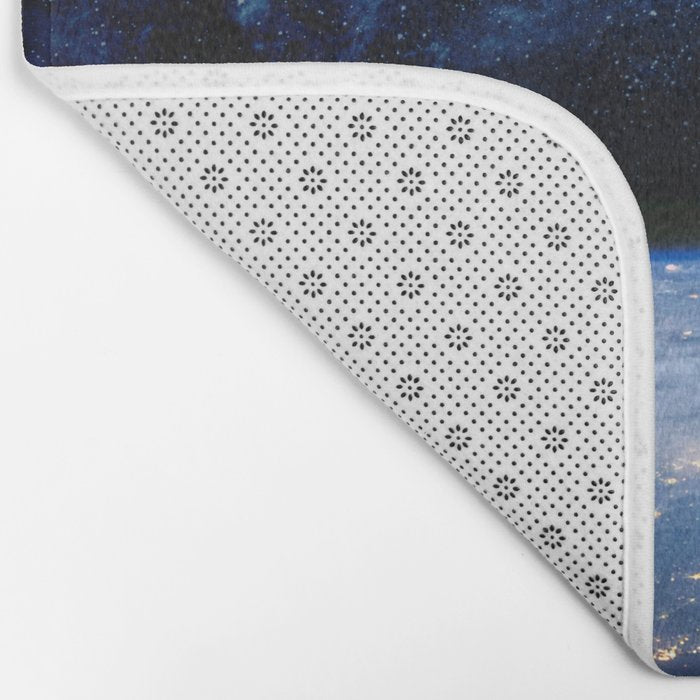Earth and Galaxy Bath Mat Gallery Image 2