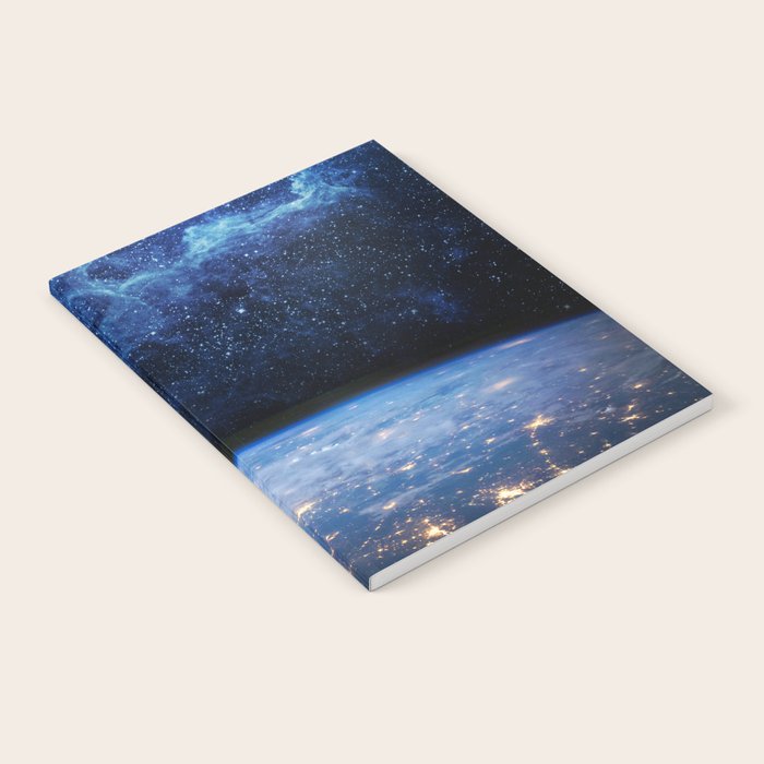 Earth and Galaxy Notebook Gallery Image 1