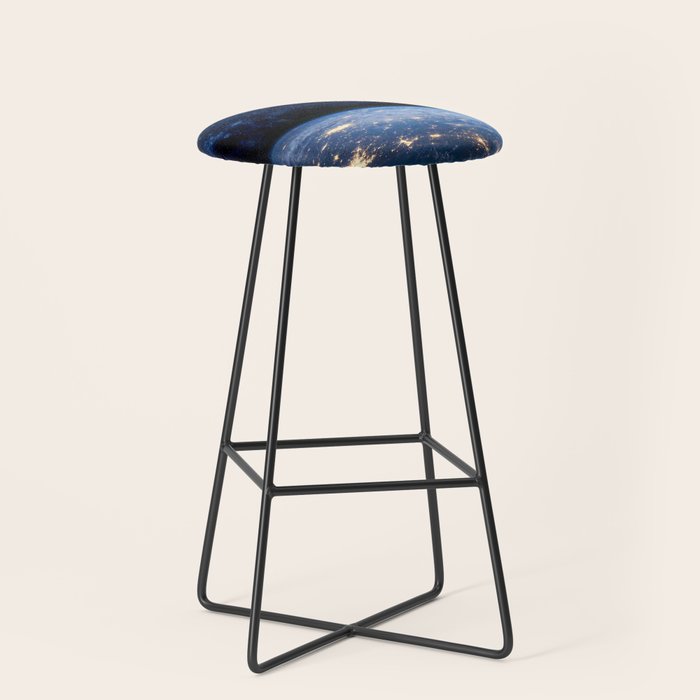 Earth and Galaxy Stool Gallery Image 1