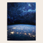 Earth and Galaxy Poster Gallery Image 4