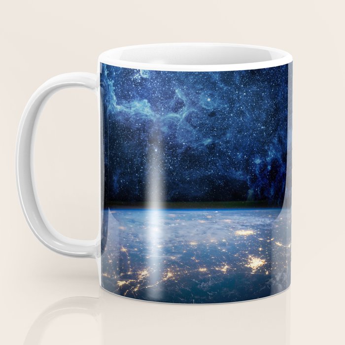 Earth and Galaxy Coffee Mug Gallery Image 3