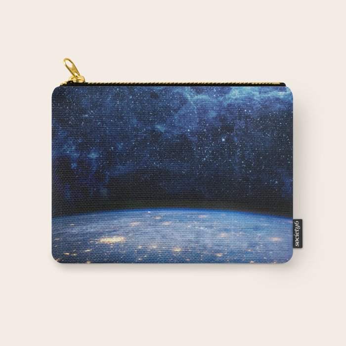 Earth and Galaxy Carry All Pouch Gallery Image 1