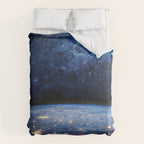 Earth and Galaxy Comforter Gallery Image 6