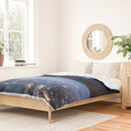 Earth and Galaxy Duvet Cover Gallery Image 2
