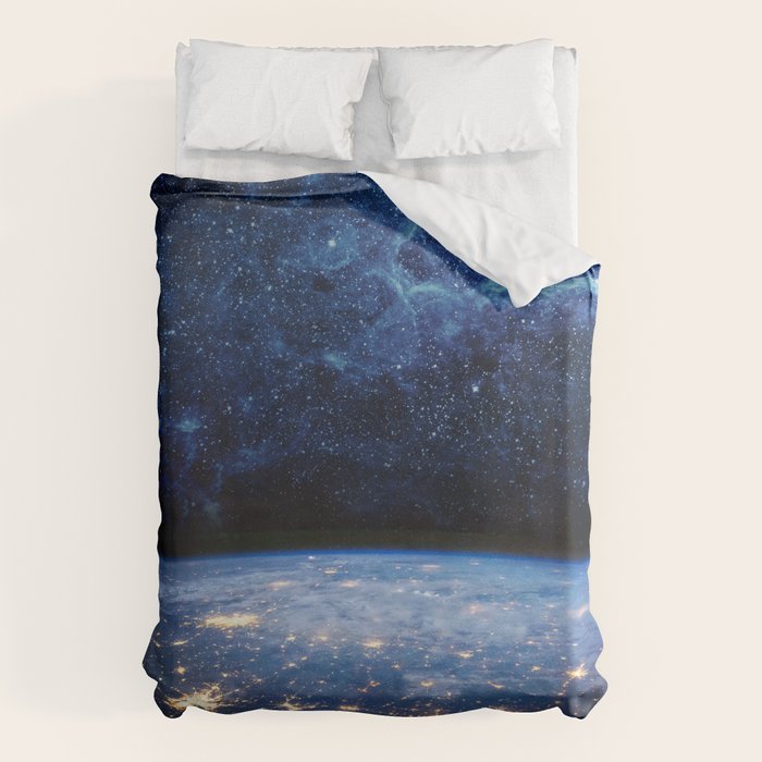 Earth and Galaxy Duvet Cover Gallery Image 6