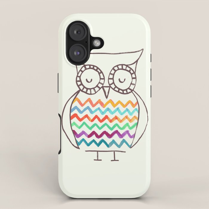 Chevron Owl iPhone Case Gallery Image 1