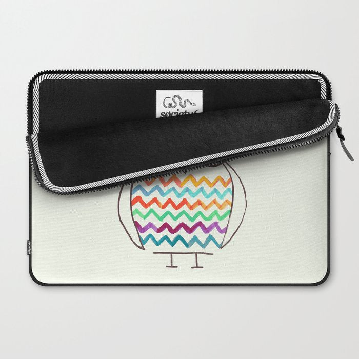 Chevron Owl Laptop Sleeve Gallery Image 2