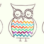 Chevron Owl Coffee Mug Gallery Image 2