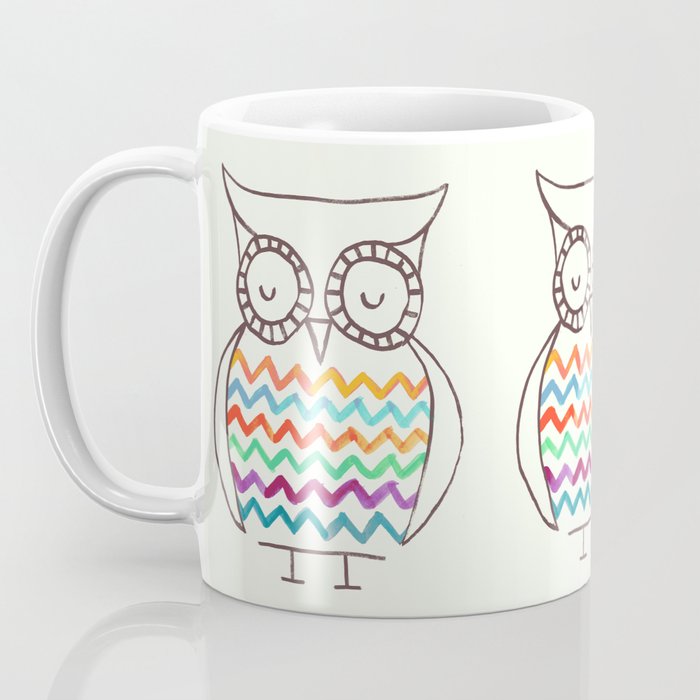 Chevron Owl Coffee Mug Gallery Image 3