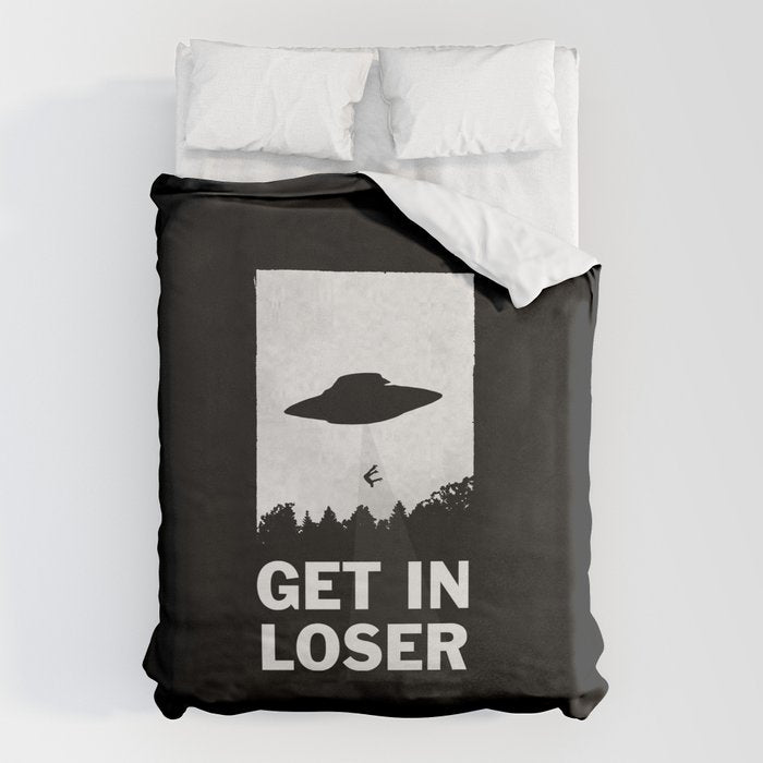 Get In Loser Duvet Cover Gallery Image 1