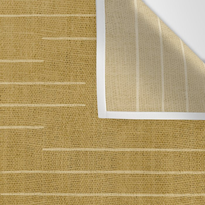 Minimalist, Boho, Line Art in Yellow Wall Tapestry Gallery Image 3