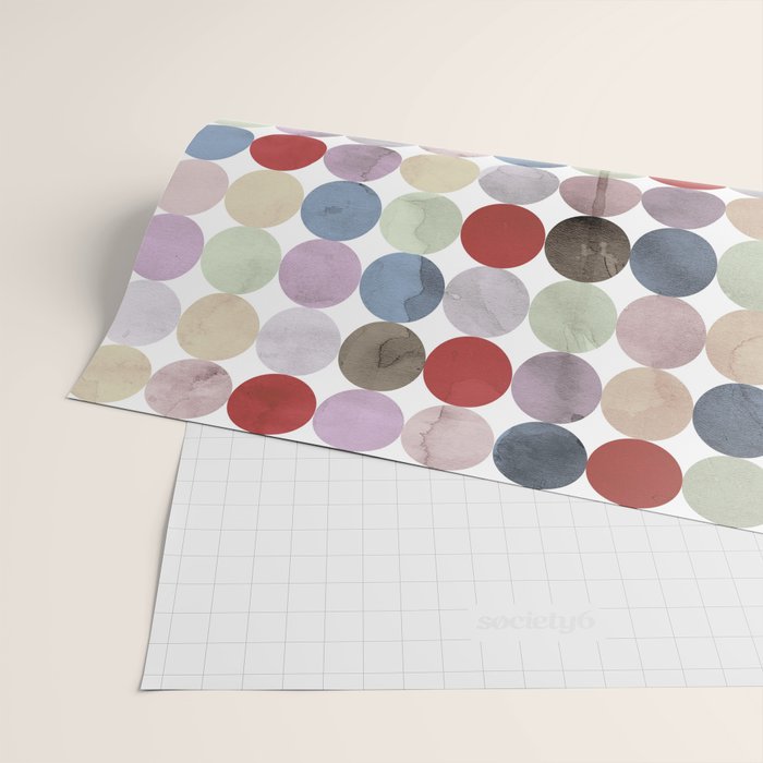 Winter Polka Dots Wrapping Paper Gallery Image 2