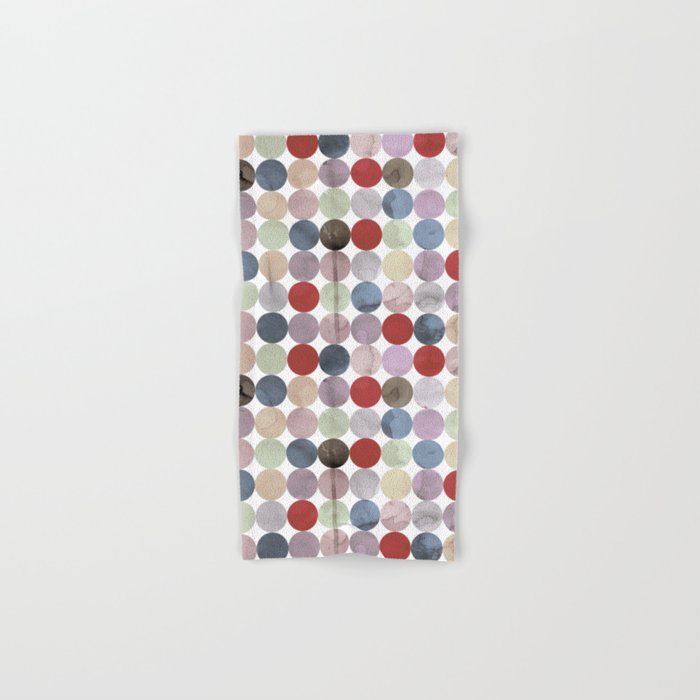 Winter Polka Dots Bath Towel Gallery Image 1