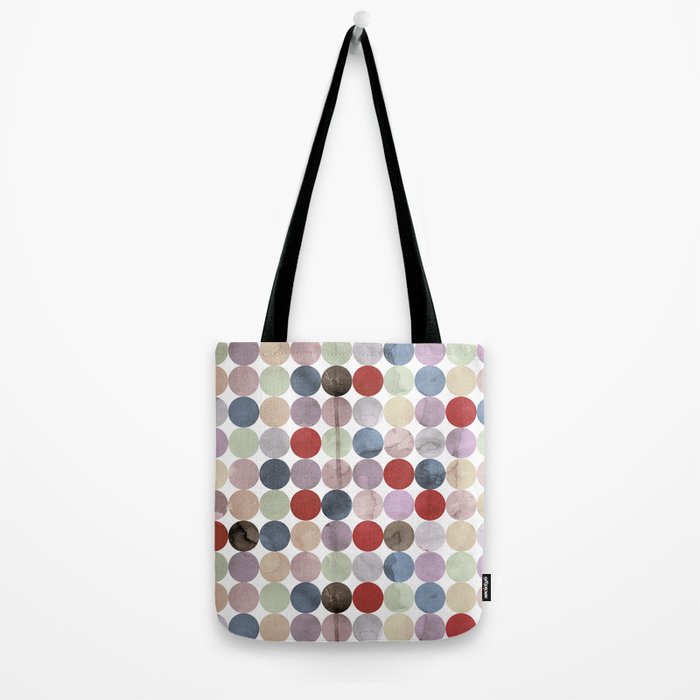 Winter Polka Dots Tote Bag Gallery Image 2