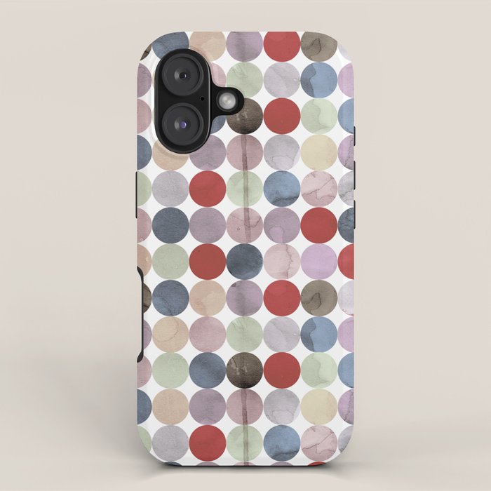 Winter Polka Dots iPhone Case Gallery Image 1