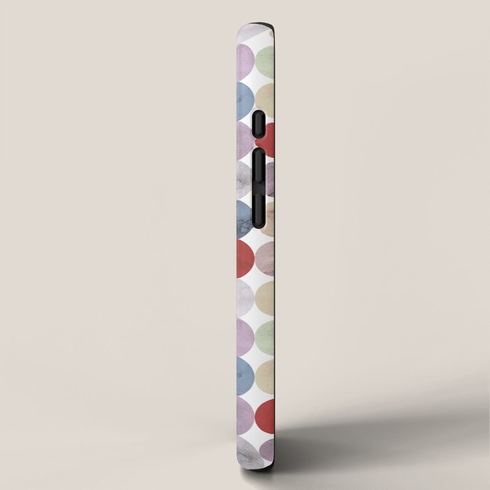 Winter Polka Dots iPhone Case Gallery Image 2
